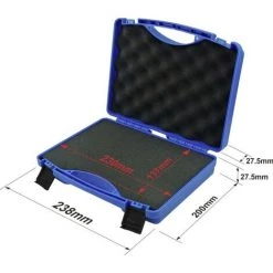 Basetech 1712605 Universelle Mallette à Outils Non équipée (L X L X H) 240 X 200 X 55 Mm -Malette de rangement Soldes 2022 10755111 4