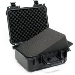 WILTEC Mallette De Transport Noire Valise De Protection Ajustable Étanche Mousse Taille S 27x24,6x12,4cm