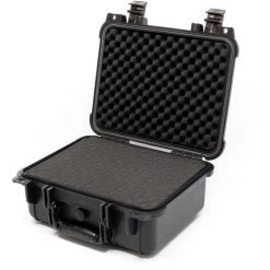 WILTEC Mallette De Transport Noire Valise De Protection Ajustable Étanche Mousse Taille S 27x24,6x12,4cm -Malette de rangement Soldes 2022 11121732 3