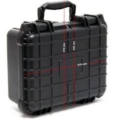 WILTEC Mallette De Transport Noire Valise De Protection Ajustable Étanche Mousse Taille S 27x24,6x12,4cm -Malette de rangement Soldes 2022 11121732 5