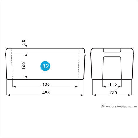 Malette De Transport RS PRO En Polypropylène, Dimensions Externes 512 X 308 X 212mm ( Prix Pour 1 ) 4 Malette De Transport RS PRO En Polypropylène, Dimensions Externes 512 X 308 X 212mm ( Prix Pour 1 ) – Image 4
