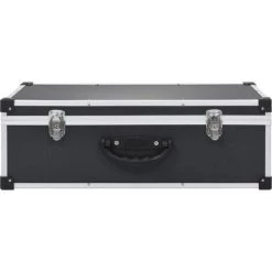 Étui De CD Pour 80 CD Aluminium ABS Noir VidaXL -Malette de rangement Soldes 2022 13377742 3