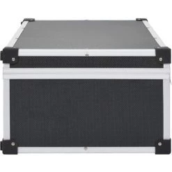 Étui De CD Pour 80 CD Aluminium ABS Noir VidaXL -Malette de rangement Soldes 2022 13377742 4