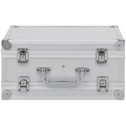 VidaXL Mallette Pour Arme à Feu Aluminium ABS Argenté - Argent -Malette de rangement Soldes 2022 13377748 3