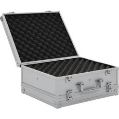 VidaXL Mallette Pour Arme à Feu Aluminium ABS Argenté - Argent -Malette de rangement Soldes 2022 13377748 5
