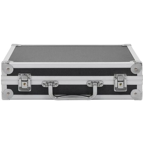 VidaXL Mallette Pour Arme à Feu Aluminium ABS Noir - Noir 3 VidaXL Mallette Pour Arme à Feu Aluminium ABS Noir - Noir – Image 3