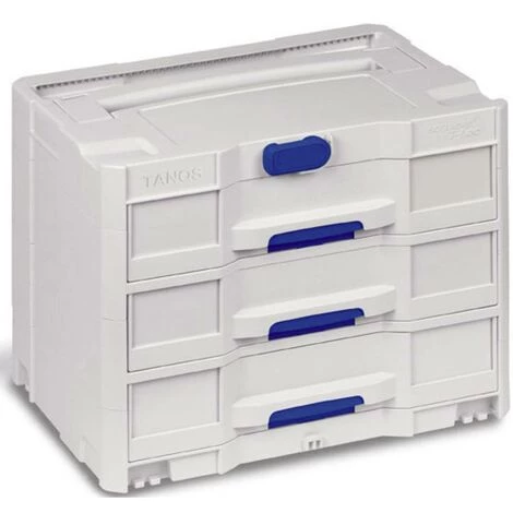 Boîte à Outils Vide Tanos Sortainer T-Loc SYS-Sort IV / 3 80101820 Plastique ABS (l X H X P) 396 X 315 X 296 Mm 1 Boîte à Outils Vide Tanos Sortainer T-Loc SYS-Sort IV / 3 80101820 Plastique ABS (l X H X P) 396 X 315 X 296 Mm