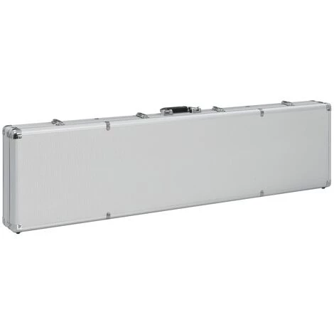 VidaXL Mallette Pour Arme à Feu Argenté 134 X 35 X 12 Cm Aluminium - Argent 4 VidaXL Mallette Pour Arme à Feu Argenté 134 X 35 X 12 Cm Aluminium - Argent – Image 4