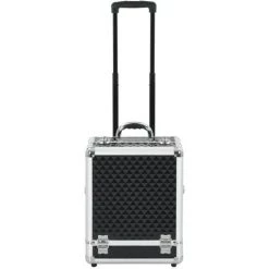 VidaXL Chariot à Maquillage 35x29x45 Cm Noir Aluminium - Noir 7 VidaXL Chariot à Maquillage 35x29x45 Cm Noir Aluminium - Noir -Malette de rangement Soldes 2022 14226371 3