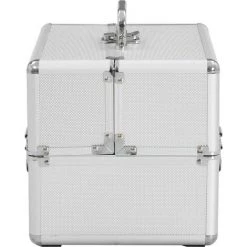VidaXL Mallette à Maquillage 22x30x21 Cm Argenté Aluminium - Argent 8 VidaXL Mallette à Maquillage 22x30x21 Cm Argenté Aluminium - Argent -Malette de rangement Soldes 2022 14296531 4
