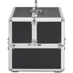 VidaXL Mallette à Maquillage 22x30x21 Cm Noir Aluminium - Noir 8 VidaXL Mallette à Maquillage 22x30x21 Cm Noir Aluminium - Noir -Malette de rangement Soldes 2022 14296533 4