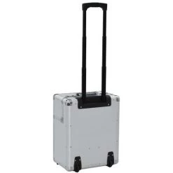 VidaXL Valise De Pilote 39 X 47 X 25 Cm Argenté Aluminium - Argent -Malette de rangement Soldes 2022 14296546 4