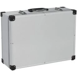 VidaXL Valise à Outils 46 X 33 X 16 Cm Argenté Aluminium - Argent -Malette de rangement Soldes 2022 14296554 3