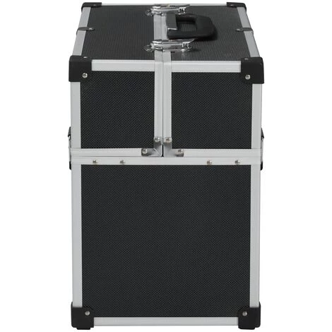 VidaXL Boîte à Outils 38x22,5x34 Cm Noir Aluminium - Noir 5 VidaXL Boîte à Outils 38x22,5x34 Cm Noir Aluminium - Noir – Image 5