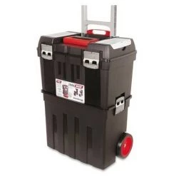 INDUSTRIAS TAYG TAYG - COFFRE A OUTILS - ROULETTES - 470 X 290 X 630 Mm - AVEC PLATEAU ET BAC TG58 RI7132