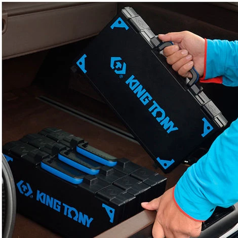 Coffret King Tony Noir Vide 389 X 185 X 66 Mm 2 Coffret King Tony Noir Vide 389 X 185 X 66 Mm – Image 2