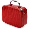 MANTA Boite De Rangement D'huile Essentielle D'arome De 22 Bouteilles, étui En Cuir, Sac Portable, Rouge Américain Rouge