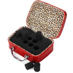 MANTA Boite De Rangement D'huile Essentielle D'arome De 22 Bouteilles, étui En Cuir, Sac Portable, Rouge Américain Rouge -Malette de rangement Soldes 2022 23576065 5