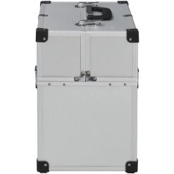 YOUTHUP Boîte à Outils 43,5 X 22,5 X 34 Cm Argenté Aluminium - Argent -Malette de rangement Soldes 2022 24206152 5