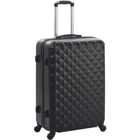 YOUTHUP Valise Rigide 3 Pcs Noir ABS - Noir 2 YOUTHUP Valise Rigide 3 Pcs Noir ABS - Noir – Image 2