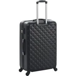 YOUTHUP Valise Rigide 3 Pcs Noir ABS - Noir 8 YOUTHUP Valise Rigide 3 Pcs Noir ABS - Noir -Malette de rangement Soldes 2022 24556282 4