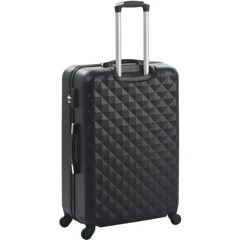 YOUTHUP Valise Rigide 3 Pcs Noir ABS - Noir 4 YOUTHUP Valise Rigide 3 Pcs Noir ABS - Noir – Image 4