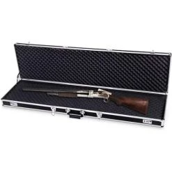COSTWAY Mallette Fusil, Pour Arme Longue Valise Fusil En Aluminium Serrure à Combinaison