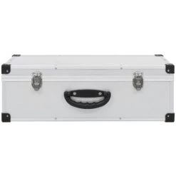 YOUTHUP Étui De CD Pour 80 CD Aluminium ABS Argenté - Argent -Malette de rangement Soldes 2022 25355931 3