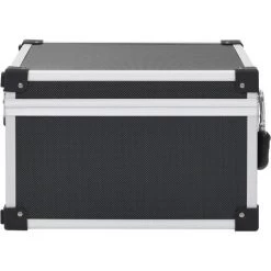 YOUTHUP Étui De CD Pour 40 CD Aluminium ABS Noir - Noir -Malette de rangement Soldes 2022 25355935 4