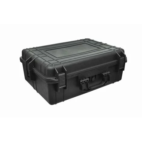 TRUE DEAL Mallette De Transport Robuste Noir Avec Mousse 35 Litres 2 TRUE DEAL Mallette De Transport Robuste Noir Avec Mousse 35 Litres – Image 2