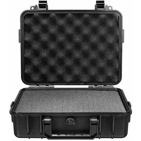 DRILLPRO Boite De Rangement étanche Sac à Outils De Transport Pour Appareil Photo Avec éponge (280X225X100mm) 1 DRILLPRO Boite De Rangement étanche Sac à Outils De Transport Pour Appareil Photo Avec éponge (280X225X100mm)