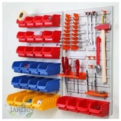 SUINGA Grand Organiseur D'atelier Mural, 2 Panneaux 40x59