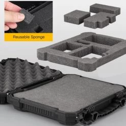 ASUPERMALL A Usages Multiples Outils A Main Case Etanche A L'Eau Resistant Aux Chocs Anti-Poussiere Boite A Outils Boite De Securite 16Inch -Malette de rangement Soldes 2022 32748153 5