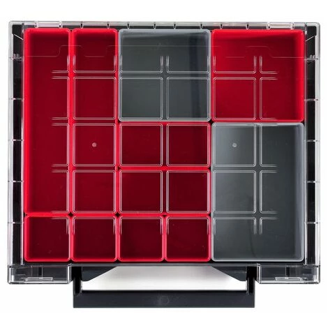 DINOTECH Makbox Coffret à Tiroirs Rack 400x300x340mm + 2x Tiroirs + 1x Boite D'assortiment 2 DINOTECH Makbox Coffret à Tiroirs Rack 400x300x340mm + 2x Tiroirs + 1x Boite D'assortiment – Image 2