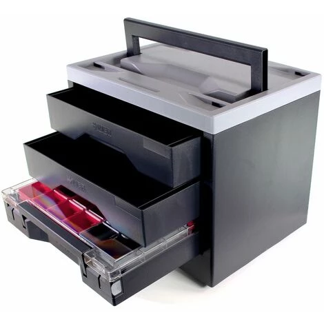 DINOTECH Makbox Coffret à Tiroirs Rack 400x300x340mm + 2x Tiroirs + 1x Boite D'assortiment 3 DINOTECH Makbox Coffret à Tiroirs Rack 400x300x340mm + 2x Tiroirs + 1x Boite D'assortiment – Image 3