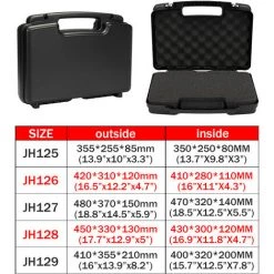 Boite à Outils De Sécurité étanche Portable Boite De Rangement D'outils Antichoc Boite à Outils Antichoc Valise De Rangement Avec Mousse (Type9 420x310x120mm) Coxolo -Malette de rangement Soldes 2022 36489081 4