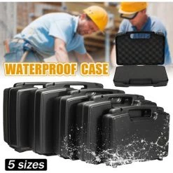 Boite à Outils De Sécurité étanche Portable Boite De Rangement D'outils Antichoc Boite à Outils Antichoc Valise De Rangement Avec Mousse (Type9 355x255x85mm) Coxolo -Malette de rangement Soldes 2022 36489677 5