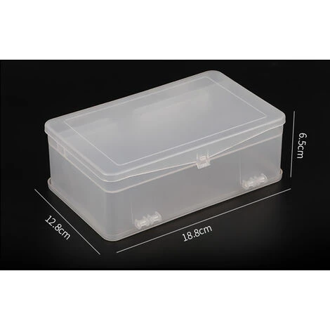 ASUPERMALL Boite De Rangement Double Face Pour Nail Art Boite De Rangement Pour Stylo A Ongles Pour Forets Accessoires En Strass Conteneur Vide Transparent A Deux Couches, Transparent 4 ASUPERMALL Boite De Rangement Double Face Pour Nail Art Boite De Rangement Pour Stylo A Ongles Pour Forets Accessoires En Strass Conteneur Vide Transparent A Deux Couches, Transparent – Image 4