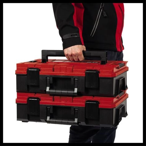 Einhell Coffret De Rangement E-Case S-F (System Box, Pour Le Rangement Universel Des Outils, 44x32x13 Cm, Charge Max. 25 Kg, Revêtement Intérieur En Mousse, étanche Aux éclaboussures, Empilable) 2 Einhell Coffret De Rangement E-Case S-F (System Box, Pour Le Rangement Universel Des Outils, 44x32x13 Cm, Charge Max. 25 Kg, Revêtement Intérieur En Mousse, étanche Aux éclaboussures, Empilable) – Image 2
