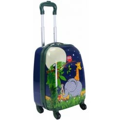 HELLOSHOP26 Valise Enfant+ Sac à Dos Bagage Trolley à Roulettes Pour Enfant Motif Animaux -Malette de rangement Soldes 2022 37374861 4