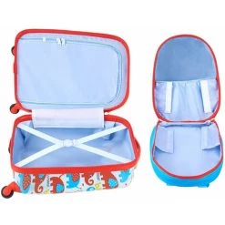 HELLOSHOP26 Valise 16’’ à Roulettes + Sac à Dos 12’’ Valise Voyage Enfant Motif Eléphant -Malette de rangement Soldes 2022 37468880 4