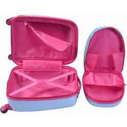 HELLOSHOP26 Valise Enfant + Sac à Dos Bagage Trolley à Roulettes Pour Enfant Couleur Bleu Et Rose - Bleu 9 HELLOSHOP26 Valise Enfant + Sac à Dos Bagage Trolley à Roulettes Pour Enfant Couleur Bleu Et Rose - Bleu -Malette de rangement Soldes 2022 37468883 5