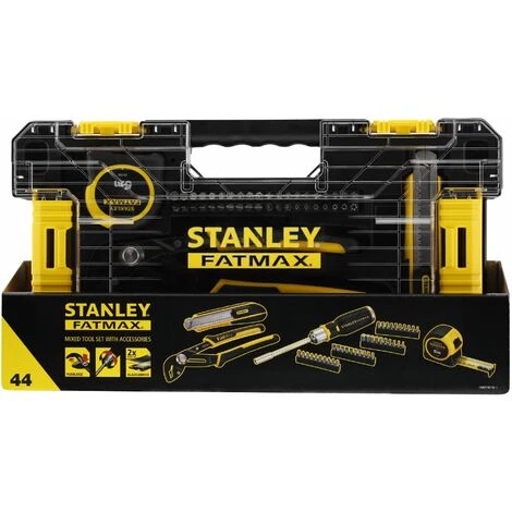 STANLEY Coffret Mixte Stakbox L FatMax - Jeu De 44 Pièces 3 STANLEY Coffret Mixte Stakbox L FatMax - Jeu De 44 Pièces – Image 3