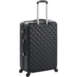 ASUPERMALL Valise Rigide 3 Pcs Noir ABS 8 ASUPERMALL Valise Rigide 3 Pcs Noir ABS -Malette de rangement Soldes 2022 39926875 4