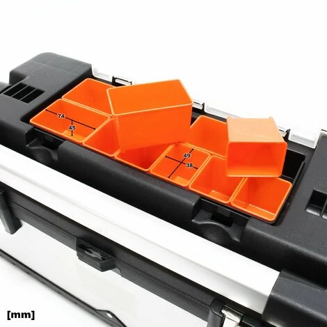 HELLOSHOP26 Boite Caisse à Outils 50,5 Cm Porte-outils Mallette Acier Affiné Avec Poignée - Or 3 HELLOSHOP26 Boite Caisse à Outils 50,5 Cm Porte-outils Mallette Acier Affiné Avec Poignée - Or – Image 3