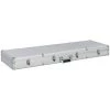 ASUPERMALL Mallette Pour Arme A Feu Argente 118 X 38 X 12 Cm Aluminium