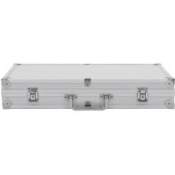 ASUPERMALL Mallette Pour Arme A Feu Aluminium ABS Argente -Malette de rangement Soldes 2022 42733229 3