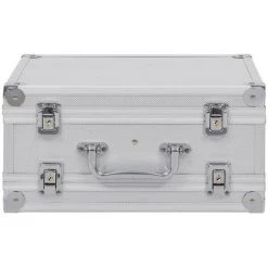 ASUPERMALL Mallette Pour Arme A Feu Aluminium ABS Argente -Malette de rangement Soldes 2022 42733230 4