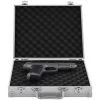 ASUPERMALL Mallette Pour Arme A Feu Aluminium ABS Argente