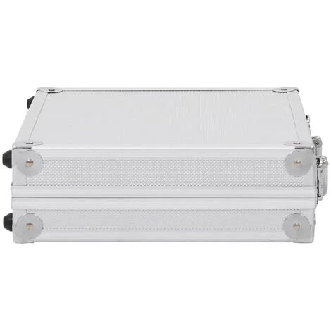 ASUPERMALL Mallette Pour Arme A Feu Aluminium ABS Argente 4 ASUPERMALL Mallette Pour Arme A Feu Aluminium ABS Argente – Image 4